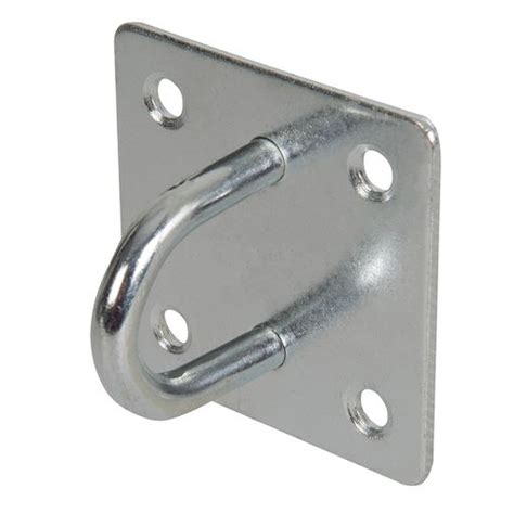 Placa Galvanizada Para Cadena Grillete Galvanizado 50 X 50 Mm