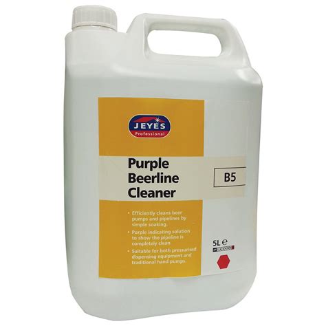 Jeyes B5 Purple Beerline Cleaner 5ltr Apollo Janitorial Supplies