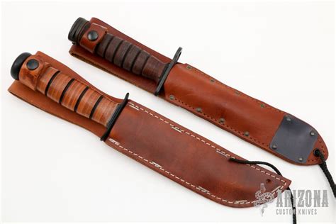 Ka Bar Usmc Fighting Knife And Camillus M Bayonet Arizona Custom Knives