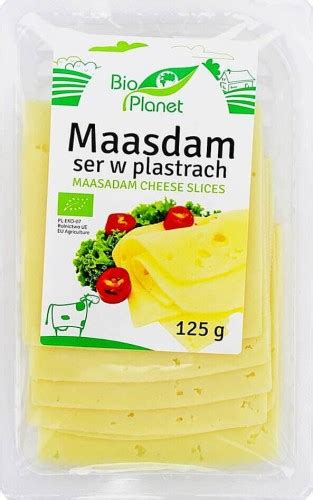 SER MAASDAM PLASTRY 125 G BIO PLANET Dobra Cena Sklep Online Biogo