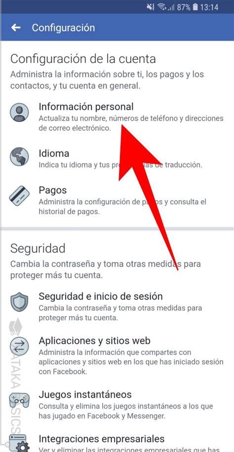 Cómo eliminar tu número de teléfono de Facebook