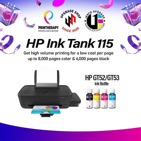 Hp Ink Tank 115 Single Function Printer Computers And Tech Printers Scanners And Copiers On