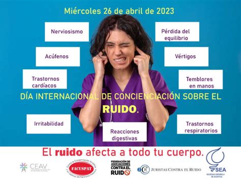 26 Abril 2023 Día Internacional Sobre Concienciación Sobre El Ruido