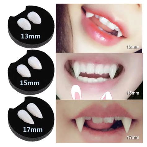 Aliexpress.com : Buy 1 Pair Vampire Cosplay Fangs Teeth 13 17mm ...