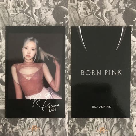 [official Toploader]blackpink Card Rosé Pre Yg Event Ktown4u Lucky