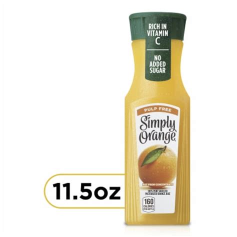 Simply Pulp Free All Natural Orange Juice Fl Oz Frys Food Stores