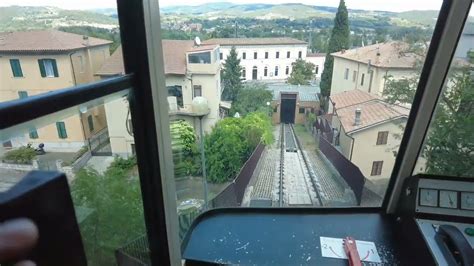 The Funicular Of Orvieto Is A Funicular Cableway Orvieto Italy