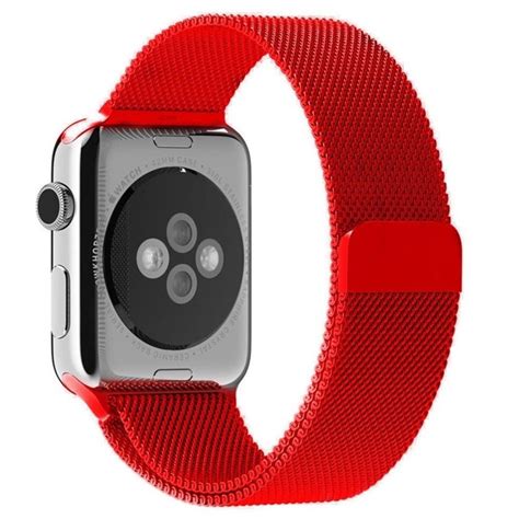 Pulseira Milanese Para Apple Watch Mm Vermelha Jetech No Shoptime