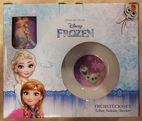 Disney Frozen Set Frühstücksset Porzellan und 2 Puzzel Kaufen auf