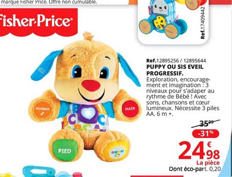 Promo Puppy Ou Sis Eveil Progressif Chez Maxi Toys ICatalogue Fr