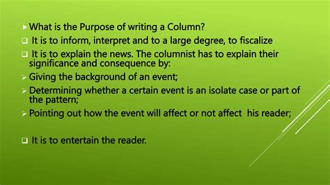 Column Writingpptx1122113311441155116611 Ppt