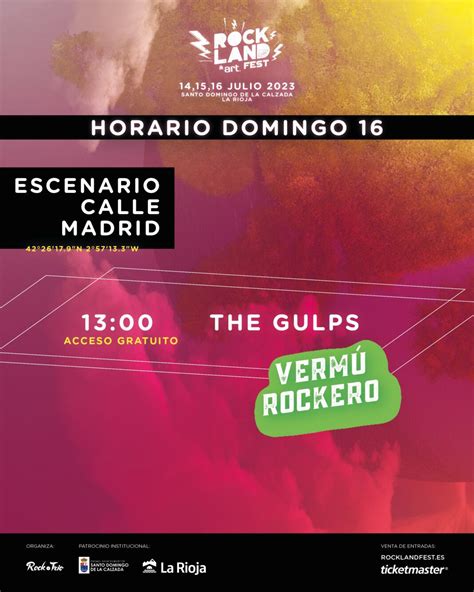 Rockland Art Fest Cartel Horarios Y Localizaciones La Br Jula