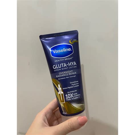 Jual Vaseline Gluta Hya Overnight Radiance Repair Biru Viral Shopee