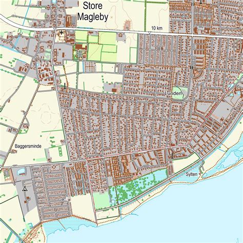 Kastrup (1:25,000 scale) Map by Kortforsyningen | Avenza Maps