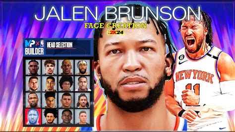 I Created Jalen Brunson In NBA 2K24 YouTube