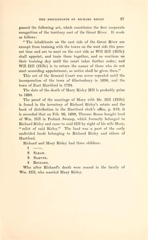 The Risley Family History, pg 37