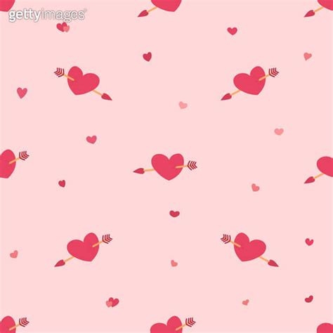 Vector Seamless Pattern For Valentine S Day Pattern With Hearts Love