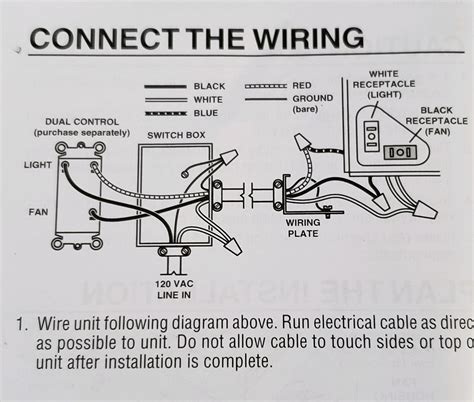 Nutone Heater Fan Light Wiring Diagram - Wiring Diagram