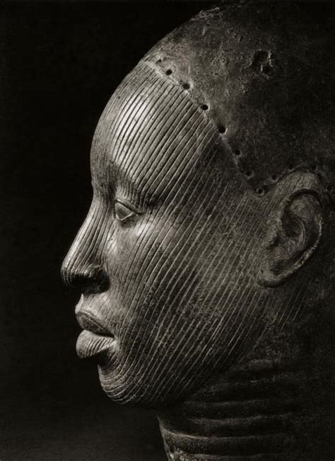 A Place to Study Math at — songnsilence: Nigerian Sculpture Bronze head