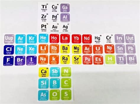 Cubo Rubik X Tabla Periodica Elementos Quimicos Educativo Mebuscar
