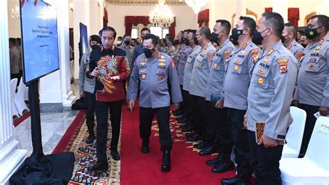 Pengarahan Presiden Jokowi Kepada Pati Mabes Polri Kapolda Dan