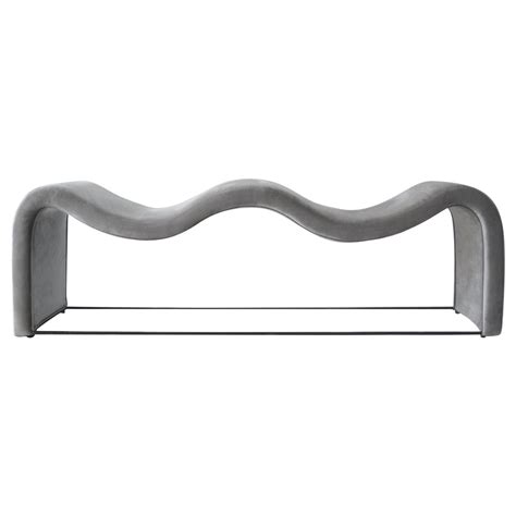 Sculptural Curved Bench At 1stdibs