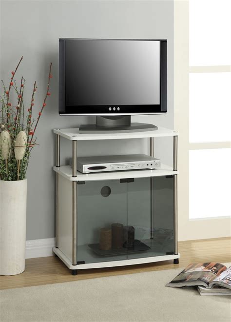 20 Inspirations Corner Tv Cabinets With Glass Doors