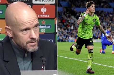 Man Utd Boss Erik Ten Hag Gives Verdict On Alejandro Garnacho After