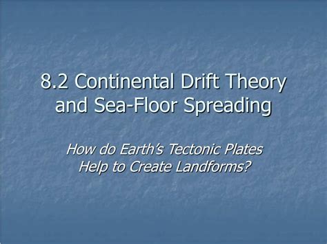 Seafloor Spreading Theory Evidence Ppt Viewfloor Co