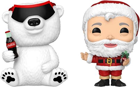 Pap Noel Y Oso Polar Coca Cola Funko Pop Juego De D A Festivo Retro