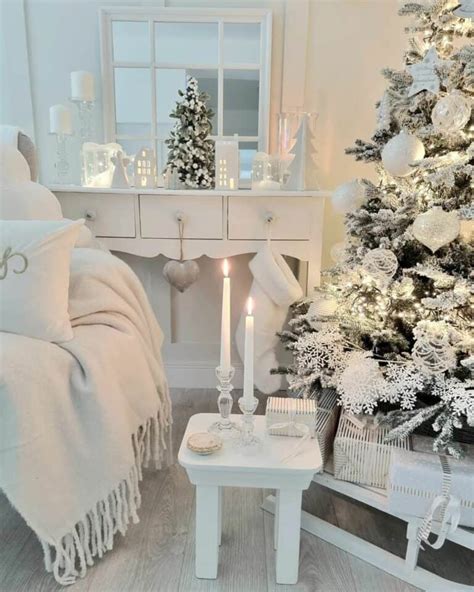 Stylish Display of White Christmas Decorations - Soul & Lane