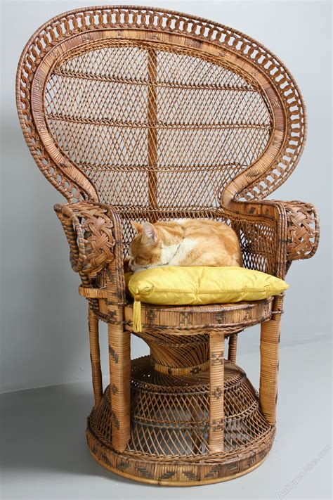 Antiques Atlas 1960s Rattan Peacock Chair