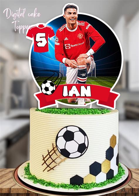 Ronaldo Cake Topper Cristiano Ronaldo Cake Topper Ronaldo Portugal