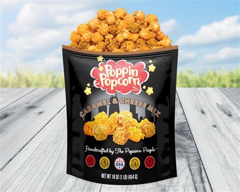 Caramel & Cheese Mix – Family Size – Poppin Popcorn