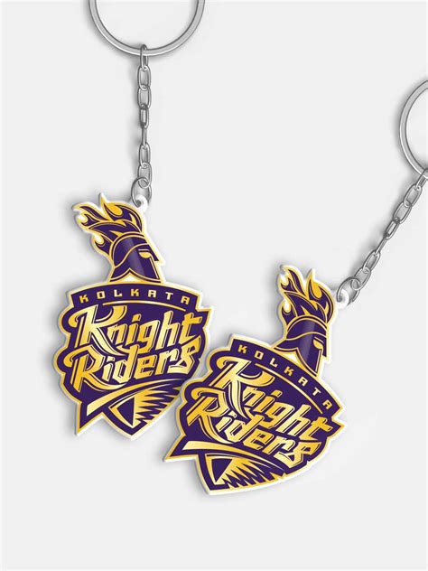 Buy Kolkata Knight Riders - Acrylic Keychains (Pack of - 2) From Fancode Shop.