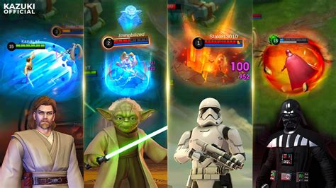 ALL 4 UPCOMING STAR WARS REVAMP SKINS ARGUS DARTH VADER ALUCARD OBI