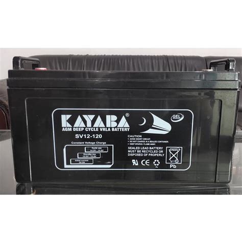 Jual Battery Vrla Kayaba 12v 120ah Aki Kering Kayaba 120ah Baterai