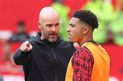 Transfer News Erik Ten Hag Makes Jadon Sancho Transfer Statement After