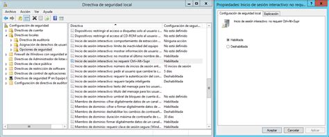 Directivas De Seguridad Local En Windows Server 2012 R2