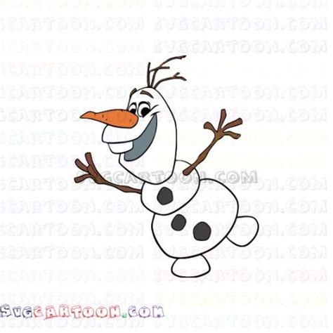 Frozen Olaf Dancing Svg Dxf Eps Pdf Png