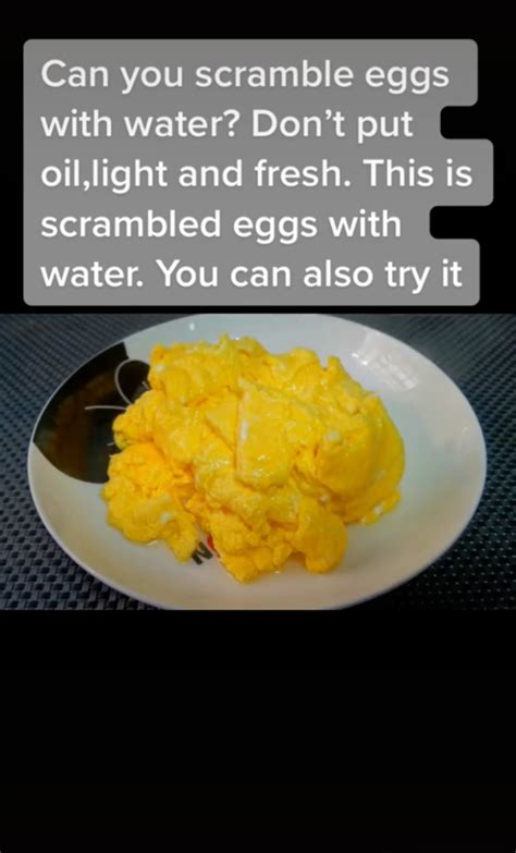 Here's How to Make The Water-Scrambled Eggs Everyone Is Talking About