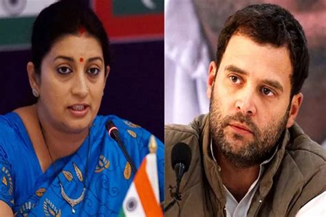 Bjp Leader Smriti Irani Attacks On Rahul Gandhi After His Visit Has