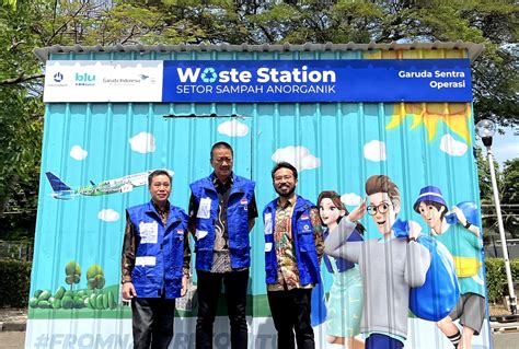 Gandeng Rekosistem Bca Dan Garuda Indonesia Resmikan Waste Station