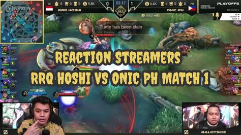 Reaction Streamers Moment Lance Kairi Acak Acak Rrq Rrq Hoshi Vs