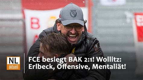 Fc Energie Cottbus Pele Wollitz Nach Dem Sieg Gegen Berliner Ak