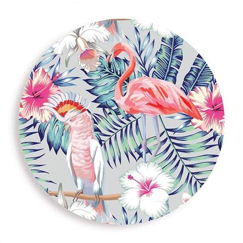 Inches Flamingo Ceramic Coasters Set Zenithceramic