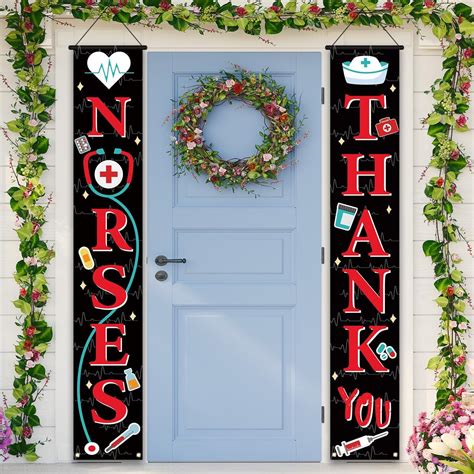 Amazon Thank You Nurses Decorations Thank You Nurses Door Cover