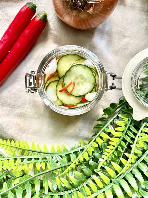 Asian Quick Pickled Cucumbers 5 Min Greedy Girl Gourmet