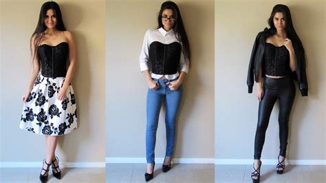 How To Style Corset Top Youtube