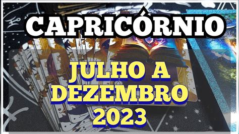 CAPRICÓRNIO SEGUNDO SEMESTRE 2023 A mudança necessária para que as